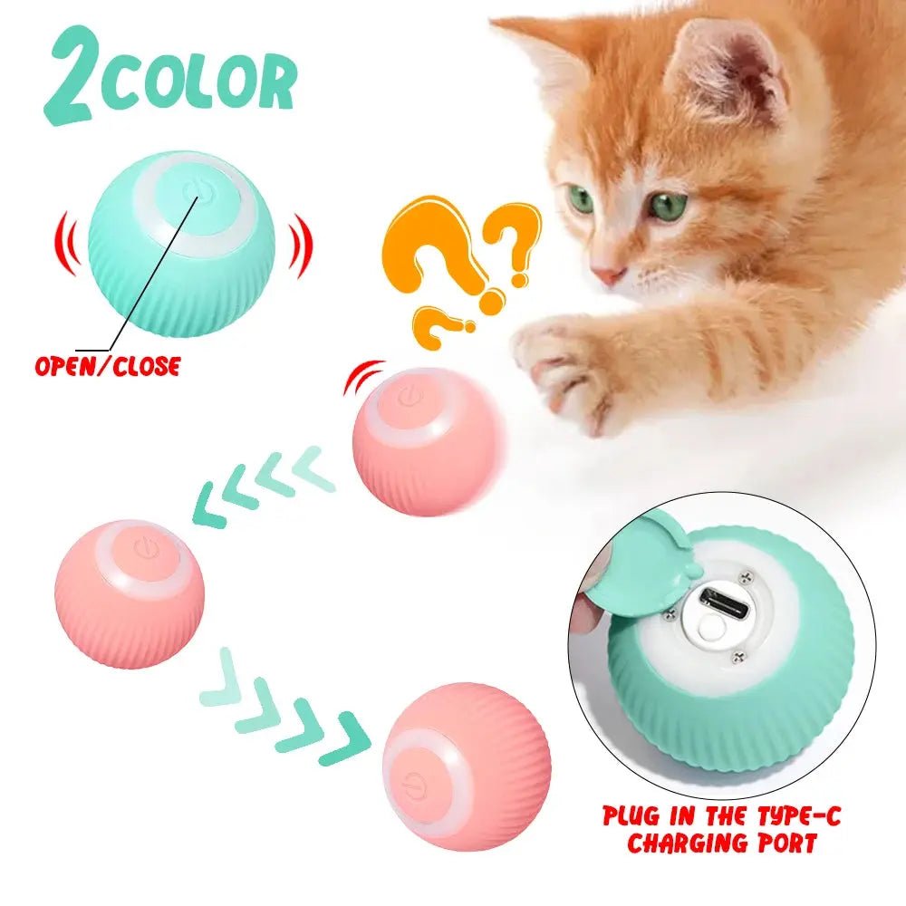 Balle Intelligente Rechargeable pour Chat - ManiacPets