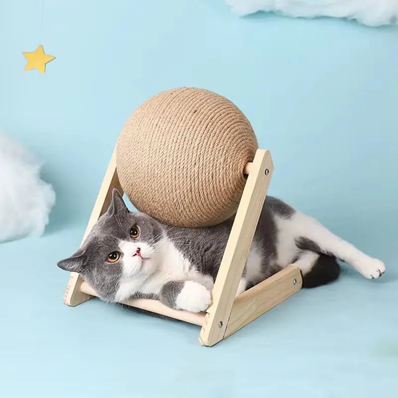 Balle en Corde de Sisal - ManiacPets
