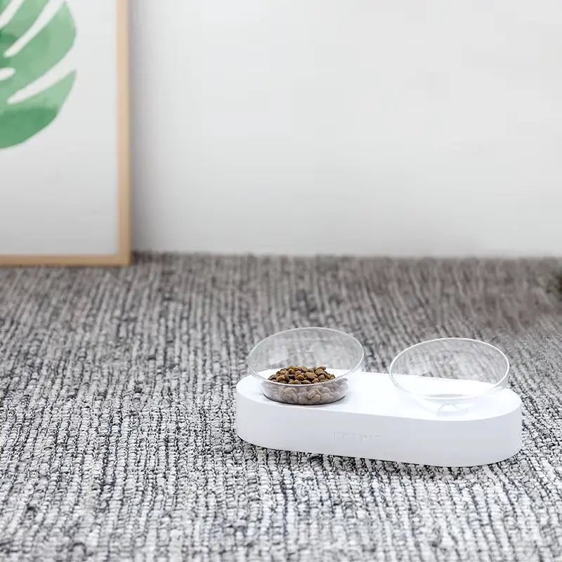 Gamelle Double PETKIT - Réglable en Hauteur - ManiacPets