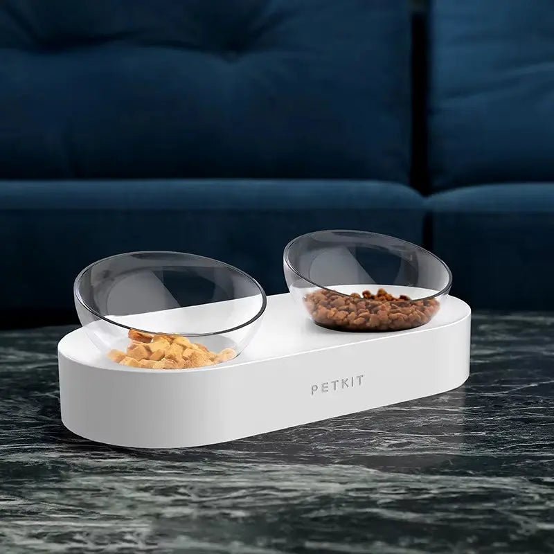 Gamelle Double PETKIT - Réglable en Hauteur - ManiacPets