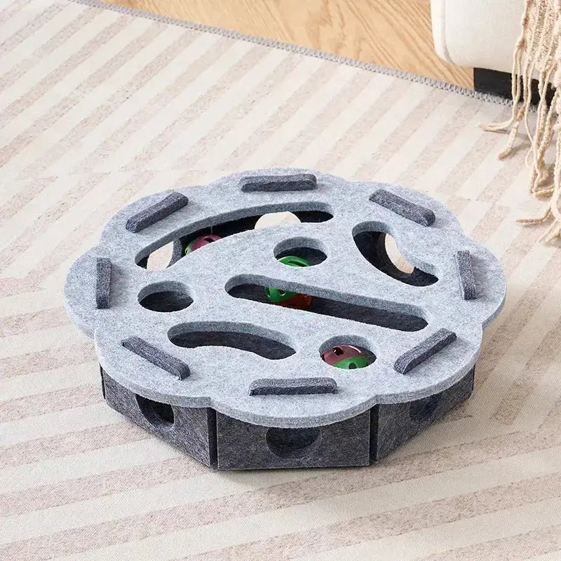 Jeu labyrinthe en feutre pour chat - ManiacPets