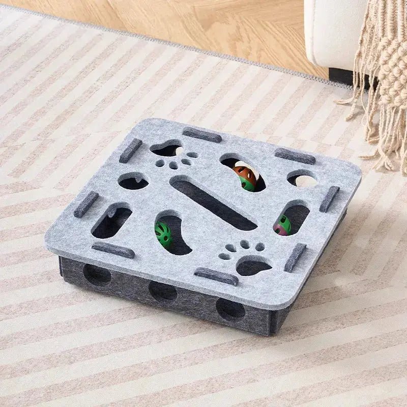 Jeu labyrinthe en feutre pour chat - ManiacPets