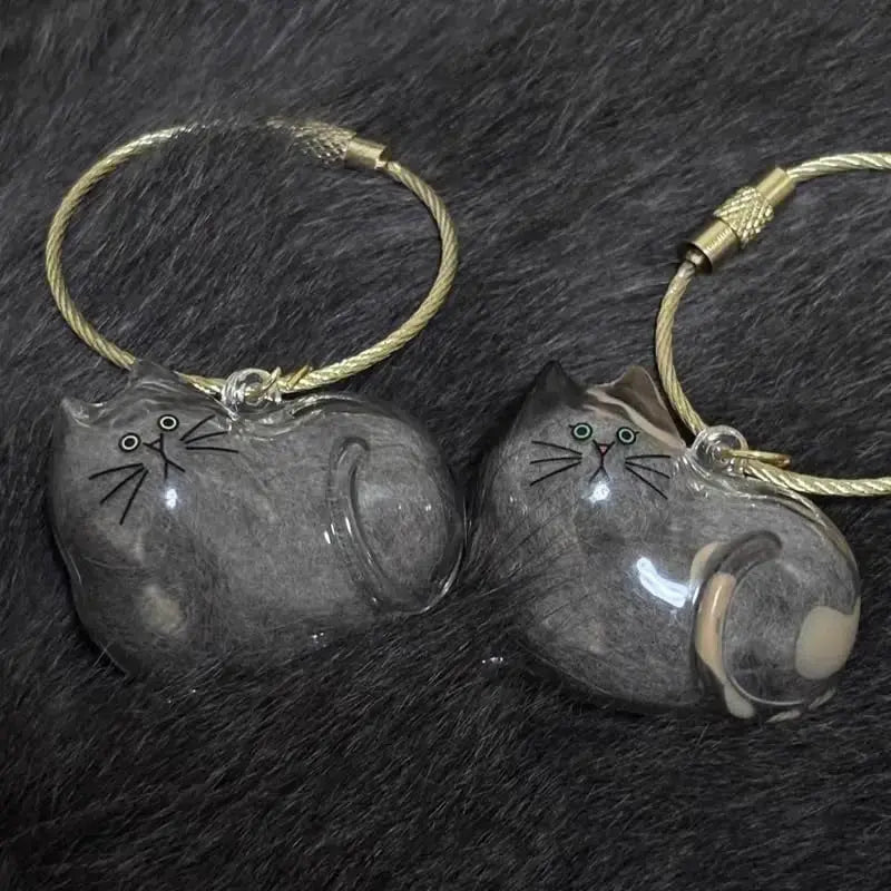 Porte - clés souvenir – Capsule en résine pour garder un lien avec votre animal - ManiacPets