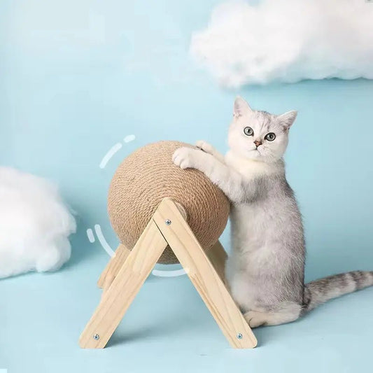 Balle en Corde de Sisal - ManiacPets
