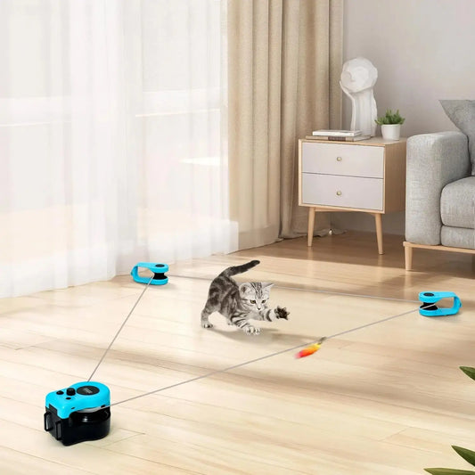 Jouet interactif avec parcours pour chat - ManiacPets