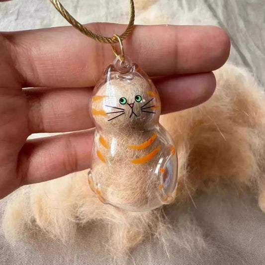 Porte - clés souvenir – Capsule en résine pour garder un lien avec votre animal - ManiacPets